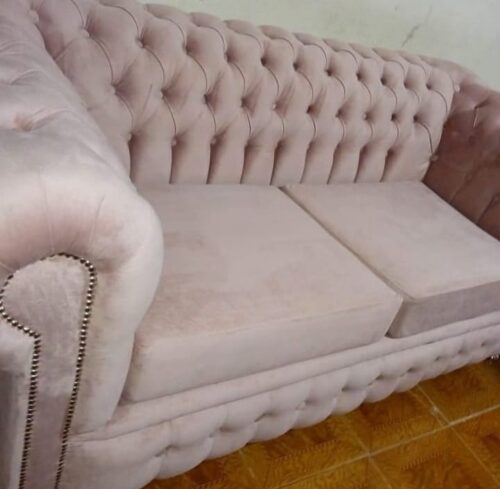 Sillon Chester 2 Cuerpos 180X90-Pana O Chenille - Imagen 2