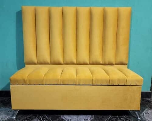 Combo Respaldo 1Mtr+ Baulera Pie De Cama 1Plaza Colores A Eleccion - Imagen 6