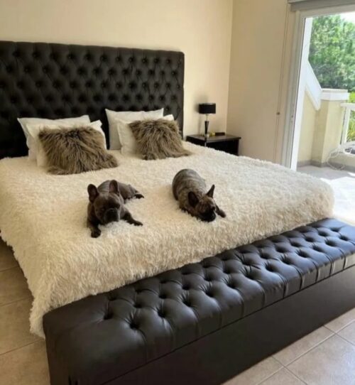 Combo Respaldo 1,80Mtr + Pie De Cama Baulera 180mtr, Colores A Eleccion - Imagen 2