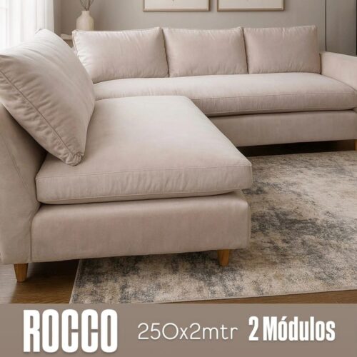Sillon Rocco. 250X2Mtr. 2 Modulos.Colores A Eleccion