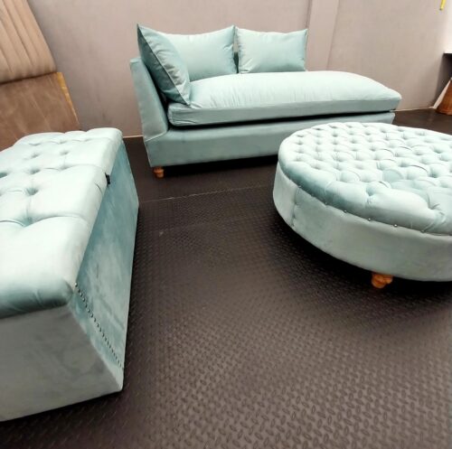 Combo Room Niños - Sofa Cama 2X1Mtr + Baulera 1Mtr + Puff Circle 1Mtr - Imagen 2