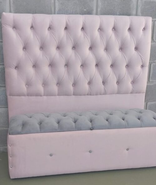 Respaldo Cama 1 Plaza 1Mtr. Alto 135Cm. Diferentes Estilos. - Imagen 2