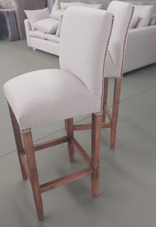 2 Banquetas Madera Paraiso - Capitone - Lisas O Canelon - Imagen 3