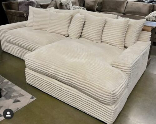 Sillón Elíte - 2 Modulos - 240x180 - Tela Moon Bastón Antimancha - Envio Gratis - Imagen 2